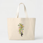 Lucky Leprechaun With Shamrocks Canvas Bags