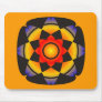 Lucky Lotus. Stylized Mandala. Mousepad