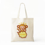 Lucky Monkey Tote Bags