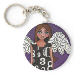 LUCKY NUMBERS ANGEL - a blessed keychain