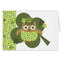 Lucky Owl Greeting Cards