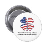 Lucky Patriot Button