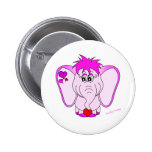 Lucky Pinkie Round Button