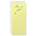 Lucky Play Day Cricket rack cards