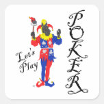 Lucky Poker Scottish Terrier Stickers