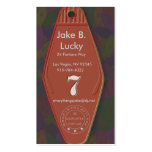 Lucky Seven Motel Key business cards