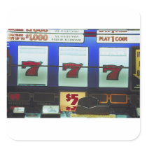 Lucky Slot Machine Winner Stickers