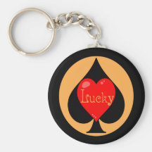 Lucky Spades Keychain
