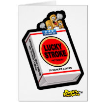 Lucky Stroke Greeting Card