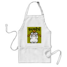 Lucky Sushi Cat Apron