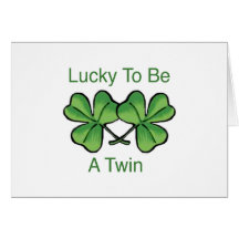 Lucky To Be A Twin Cards