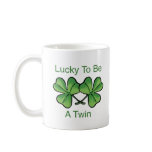 Lucky To Be A Twin mugs