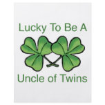 Lucky To Be A Uncle Of Twins flyers