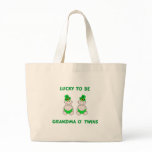 Lucky To Be Grandma O' Twins bags