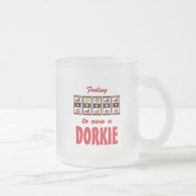 Lucky to Own a Dorkie Fun Dog Design Coffee Mugs