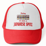 Lucky to Own a Japanese Spitz Fun Dog Design Hats