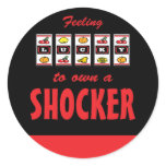 Lucky to Own a Shocker Fun Dog Design stickers