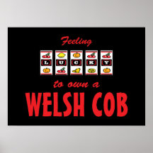 Lucky to Own a Welsh Cob Fun Pony Design Posters