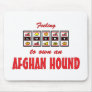 Lucky to Own an Afghan Hound Fun Dog Design Mouse Pads