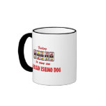 Lucky to Own an American Eskimo Dog Fun Dog Design Coffee Mugs