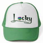 Lucky w/Rainbow Shamrock hats