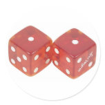 Lucky Wedding Dice stickers