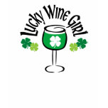 Lucky WIne Girl t-shirts