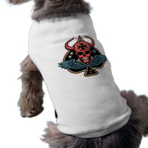 Lucky Winged Maltese Devil Skull of Spades