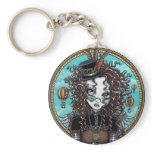 "Lucy" Steam Punk Air Balloon Fairy Art Keychain
