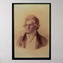 Ludwig van Beethoven , 1824 Print