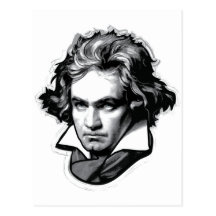 Ludwig van Beethoven Post Card