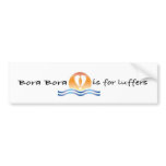 Luffers Sunset_Bora Bora bumper sticker bumper stickers