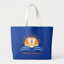 Luffers Sunset_Luff in the air_Martha's Vineyard Tote Bag