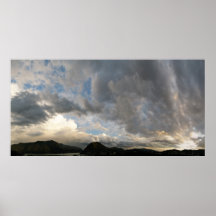 Lugano before the storm print