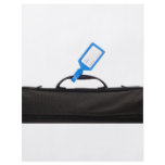 Luggage bag with identification tag flyers