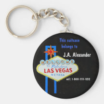 Luggage I.D. Tag Las Vegas Key Chains