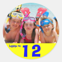 Luggage Stickers: Overseas Holiday