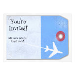 Luggage Tag Style Custom Invitations