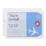 Luggage Tag Style invitations