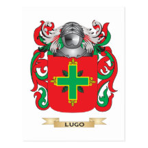 Lugo Coat of Arms (Family Crest) Post Cards