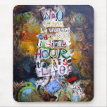 Luke 12:25 Bible Verse Collage mousepads