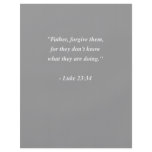 LUKE 23:34 Bible Verse flyers