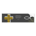 LUKE 4:8 Bible Verse bumper stickers