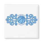 Lukean Basketball Refrigerator Magnets