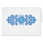 Lukean Softball Greeting Card