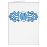 Lukean Softball Greeting Card