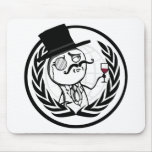 LulzSec Anonymous Logo mousepads