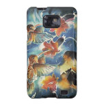 Luminous Hummingbirds and Flowers Samsung Galaxy S Cases