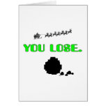 Lump Of Coal-You Lose Greeting Card