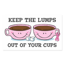 Lumps Out of Cups Sticker